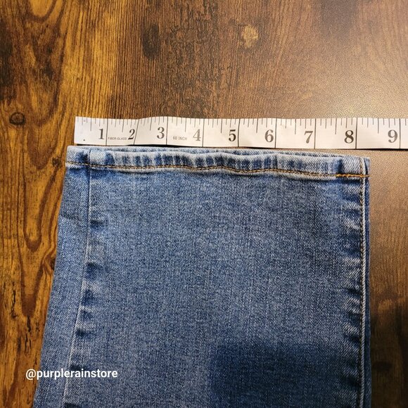 Talbots Jeans 22 W Straight High Rise Tummy Control Medium Light Wash Stretch - Picture 10 of 11